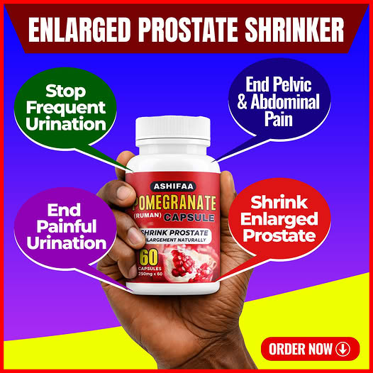 Healthy Relief Facebook ad: Shrink It Now, No More Enlarged Prostate!