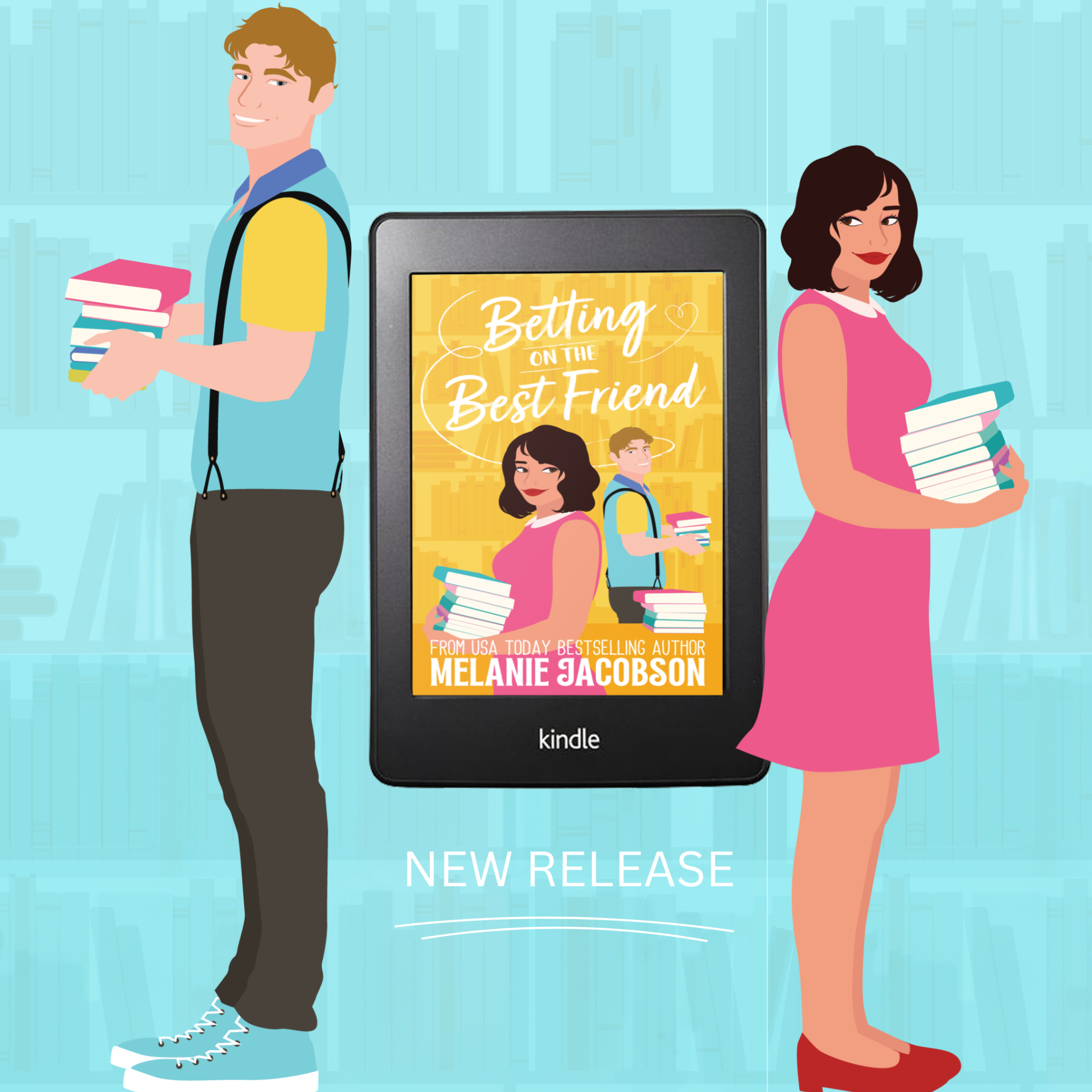 Melanie Jacobson, Author Facebook ad: My love life is now a spectator sport.
