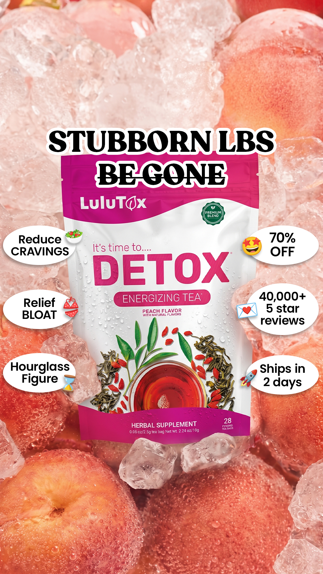 Lulutox Tea Facebook ad