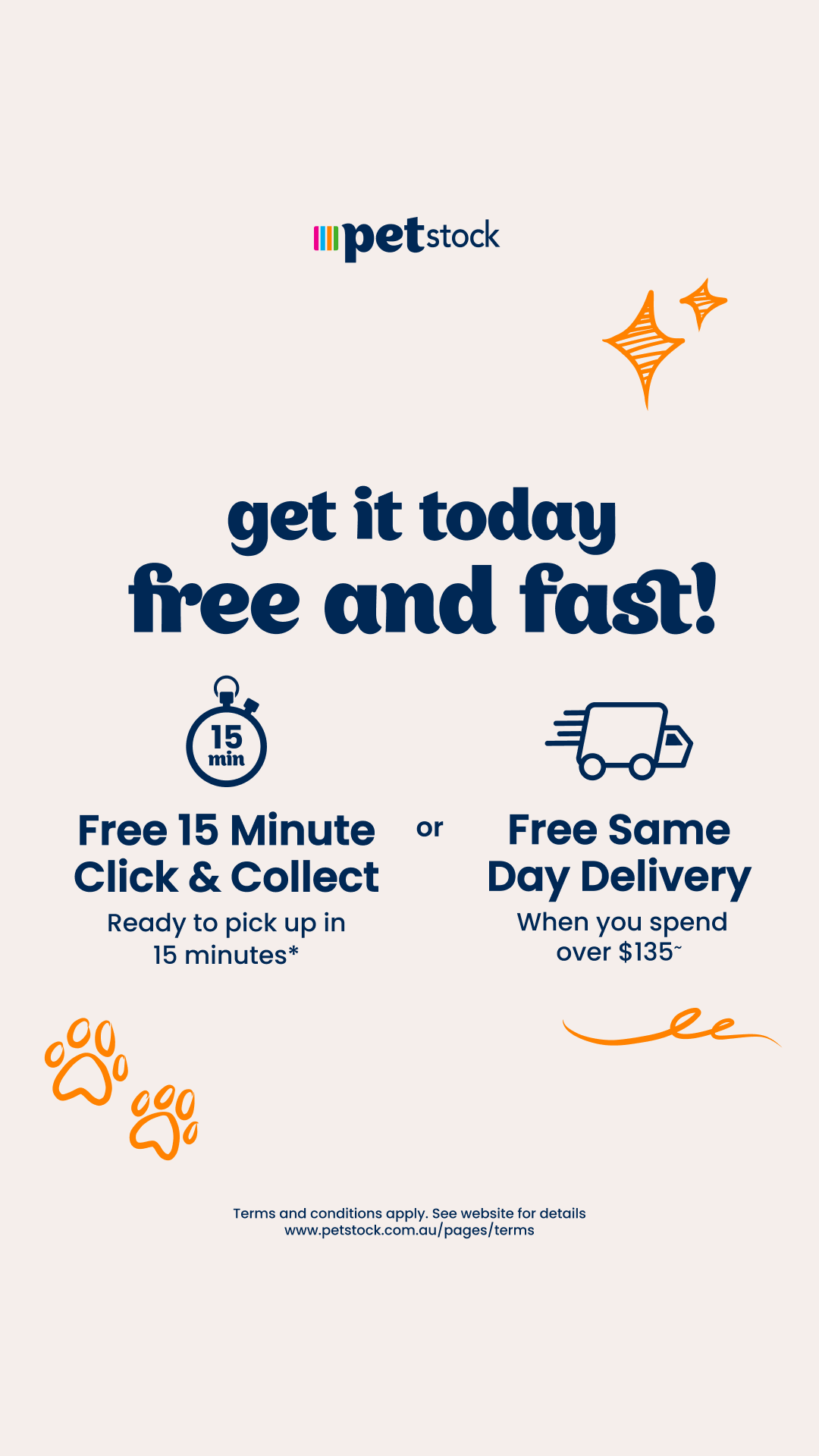 Petstock Facebook ad