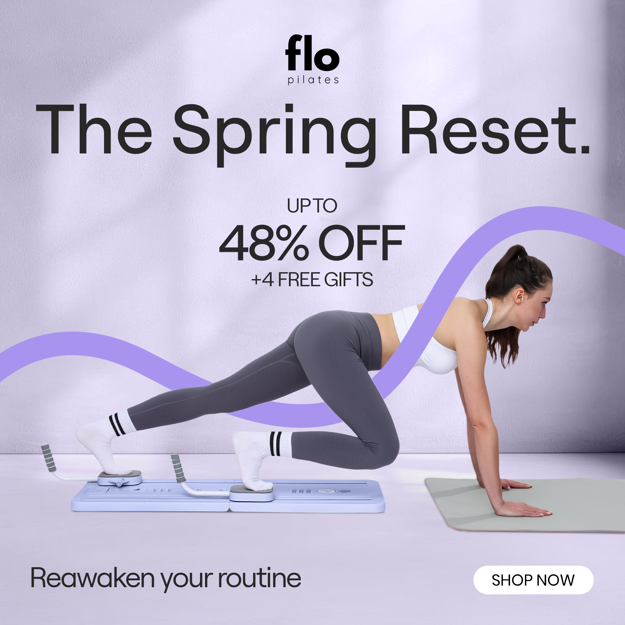 Flo Pilates Facebook ad