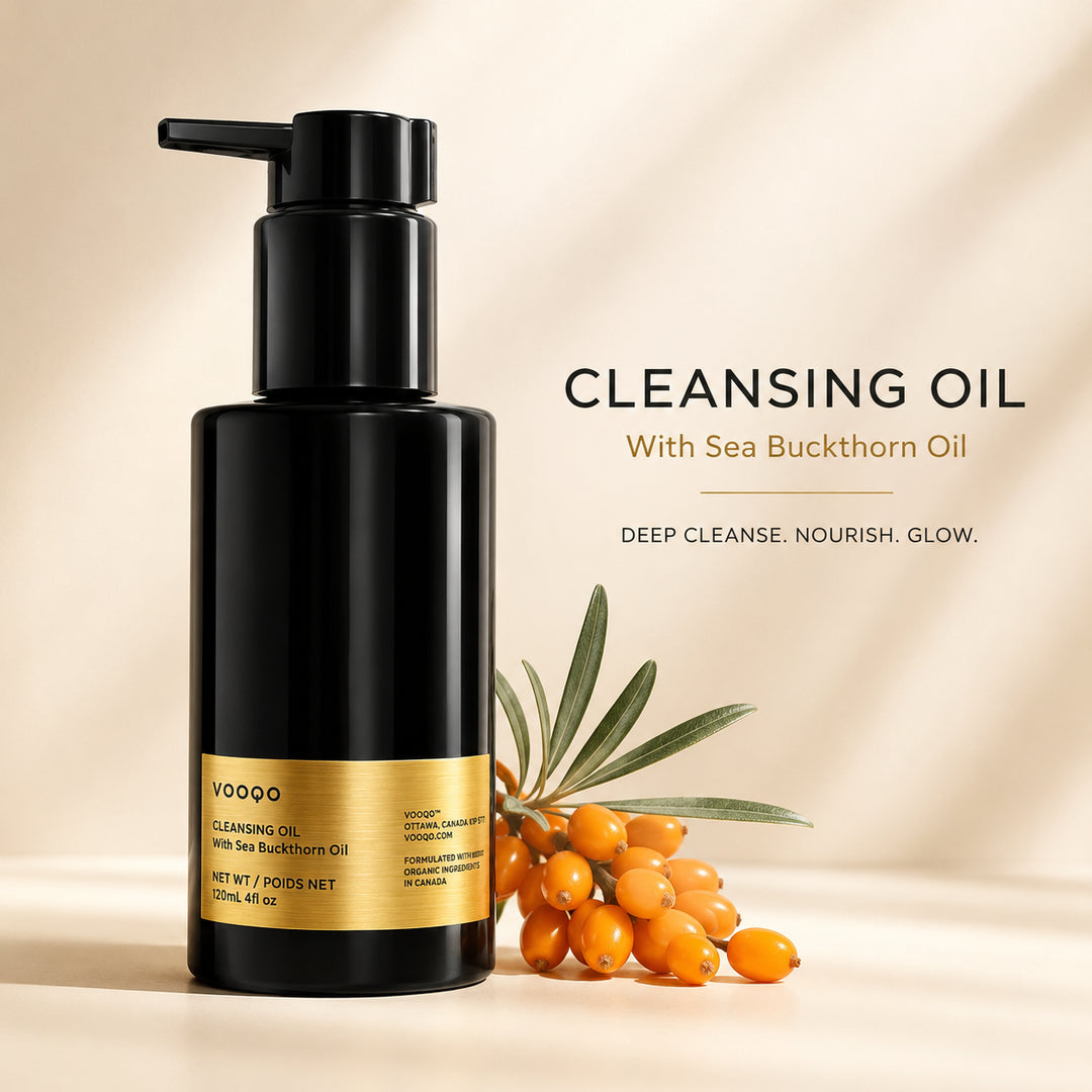 Vooqo Facebook ad: Zero synthetics. Zero pore-cloggers.