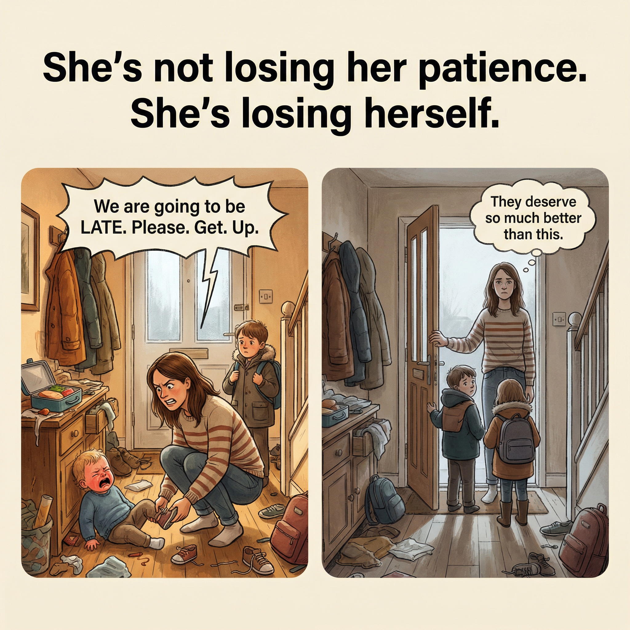 Essentl Blends Facebook ad: I Yelled Shut Up At My 18-Month-Old Daughter