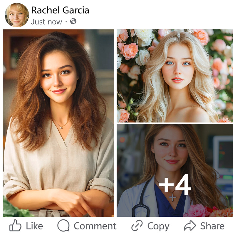 KI-Avatar-Puzzle Facebook ad