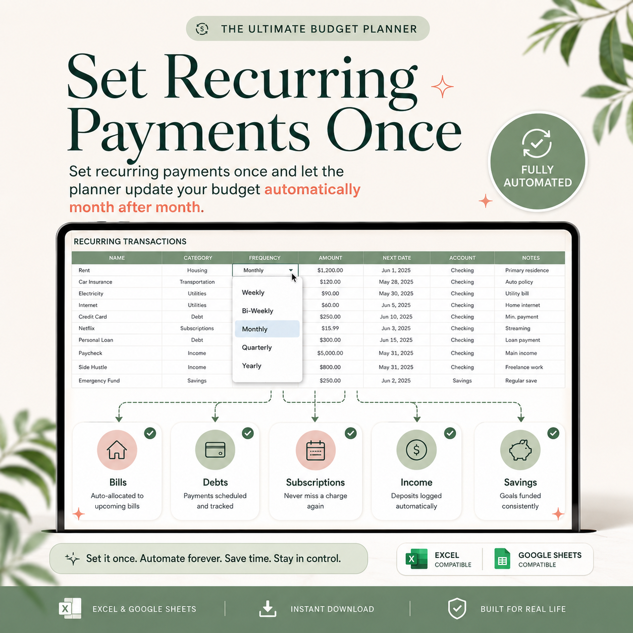 Ultimate Budget Planner Facebook ad