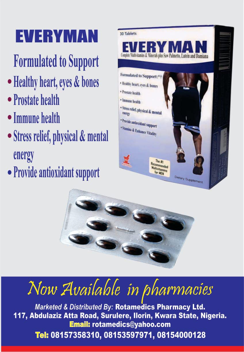 Everyman & Everywoman Once Daily Complete Multivitamins & Minerals Tablets Facebook ad