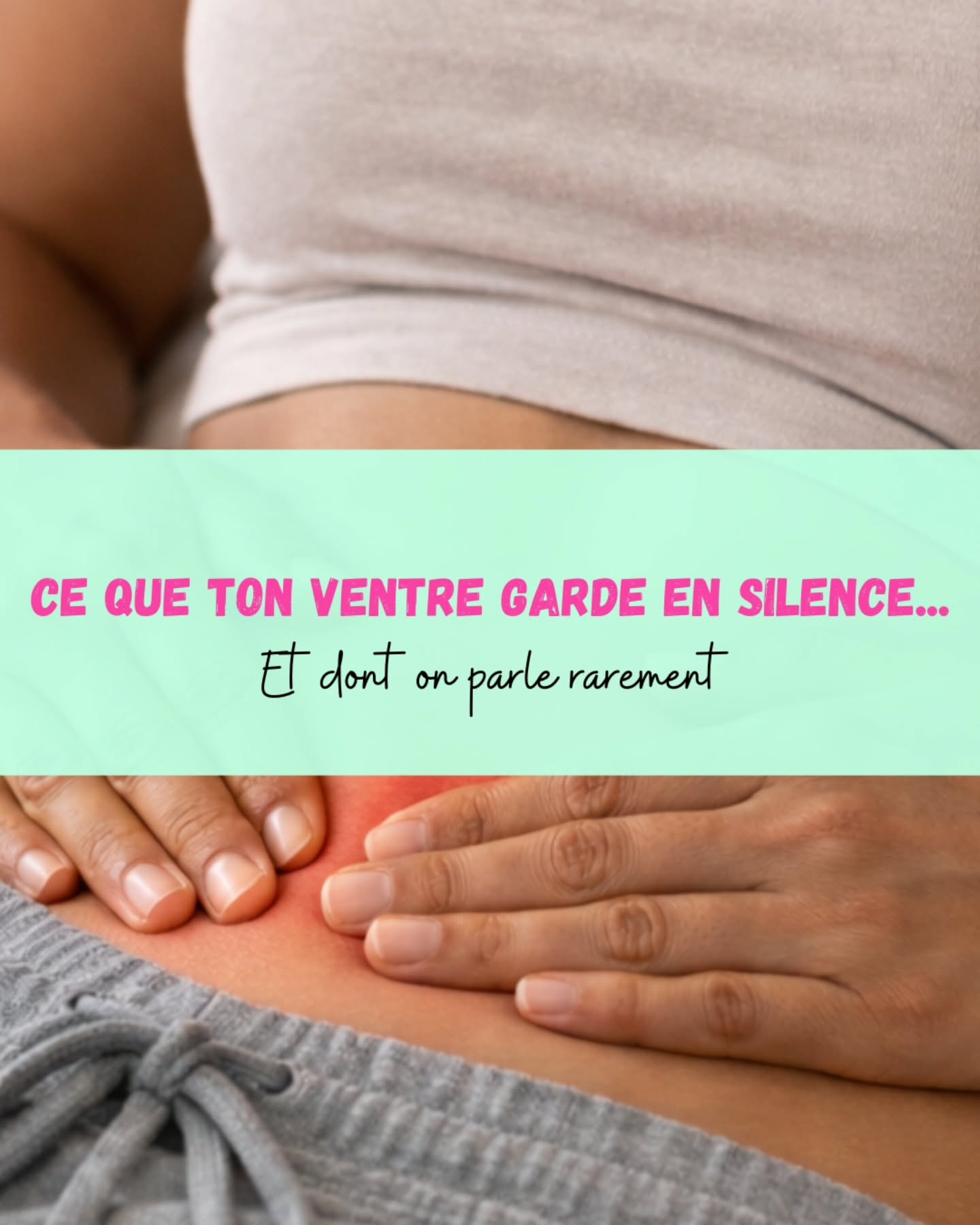bel_hibiscus Facebook ad: CE QUE TON VENTRE GARDE EN SILENCE.