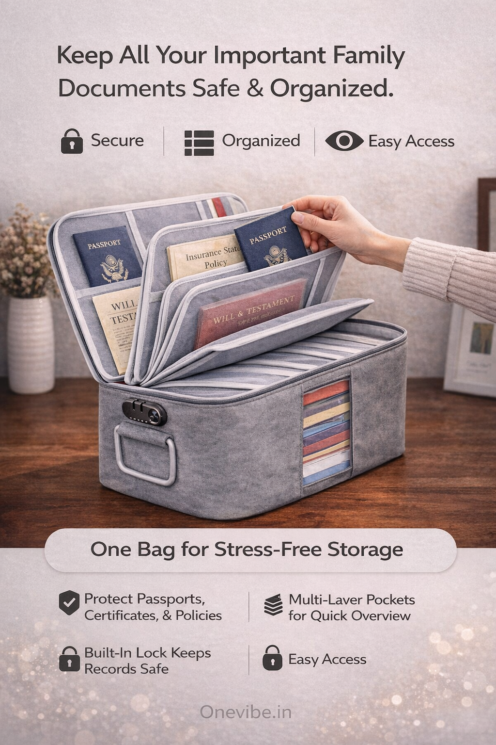 OneVibe Facebook ad