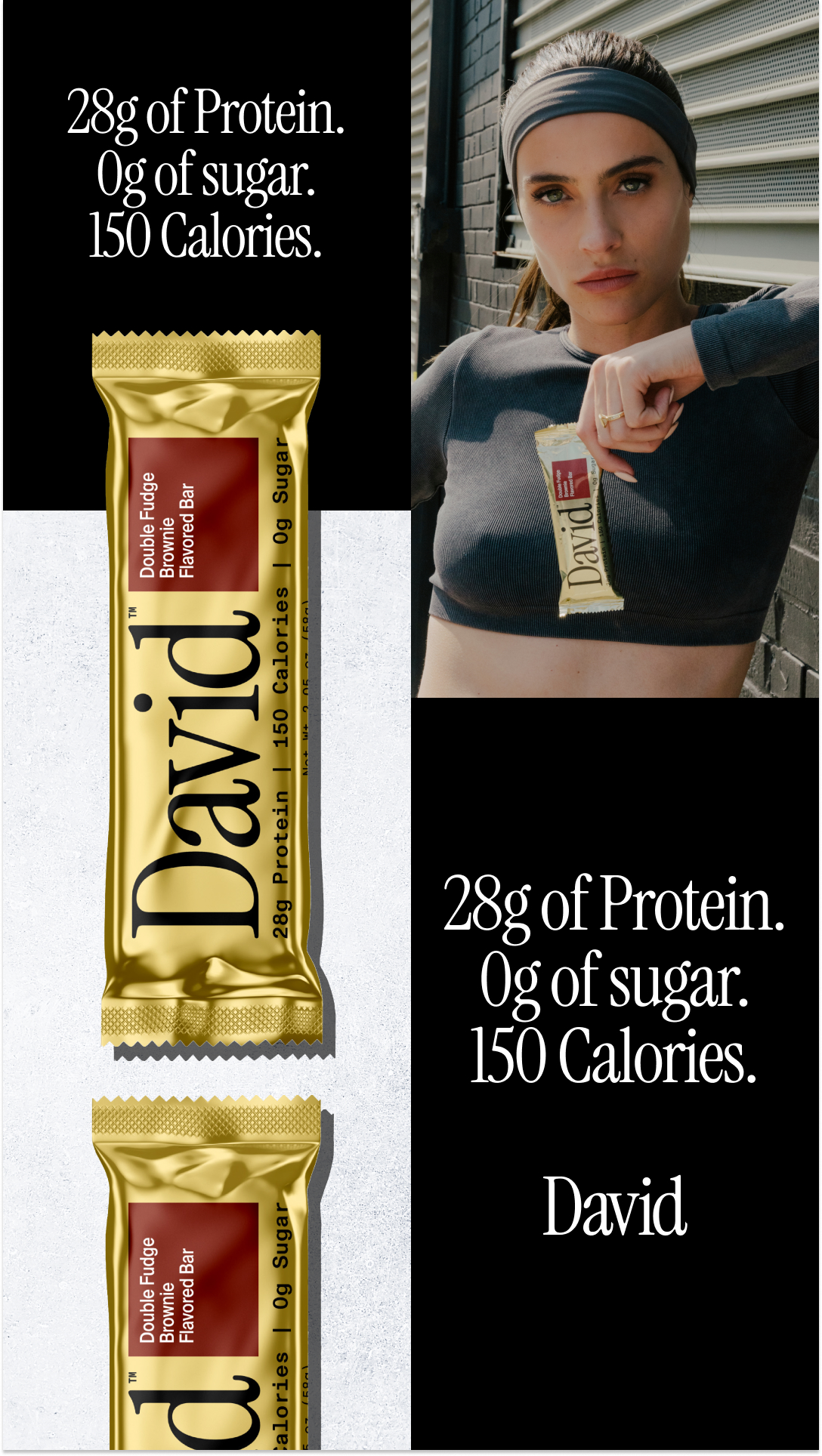 David Protein Facebook ad