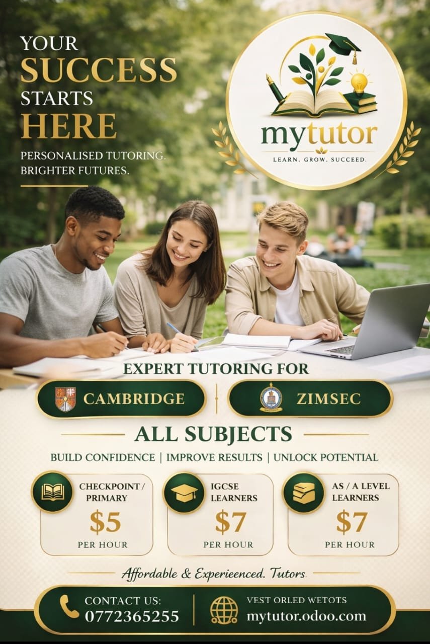 Mytutor Zimbabwe Facebook ad