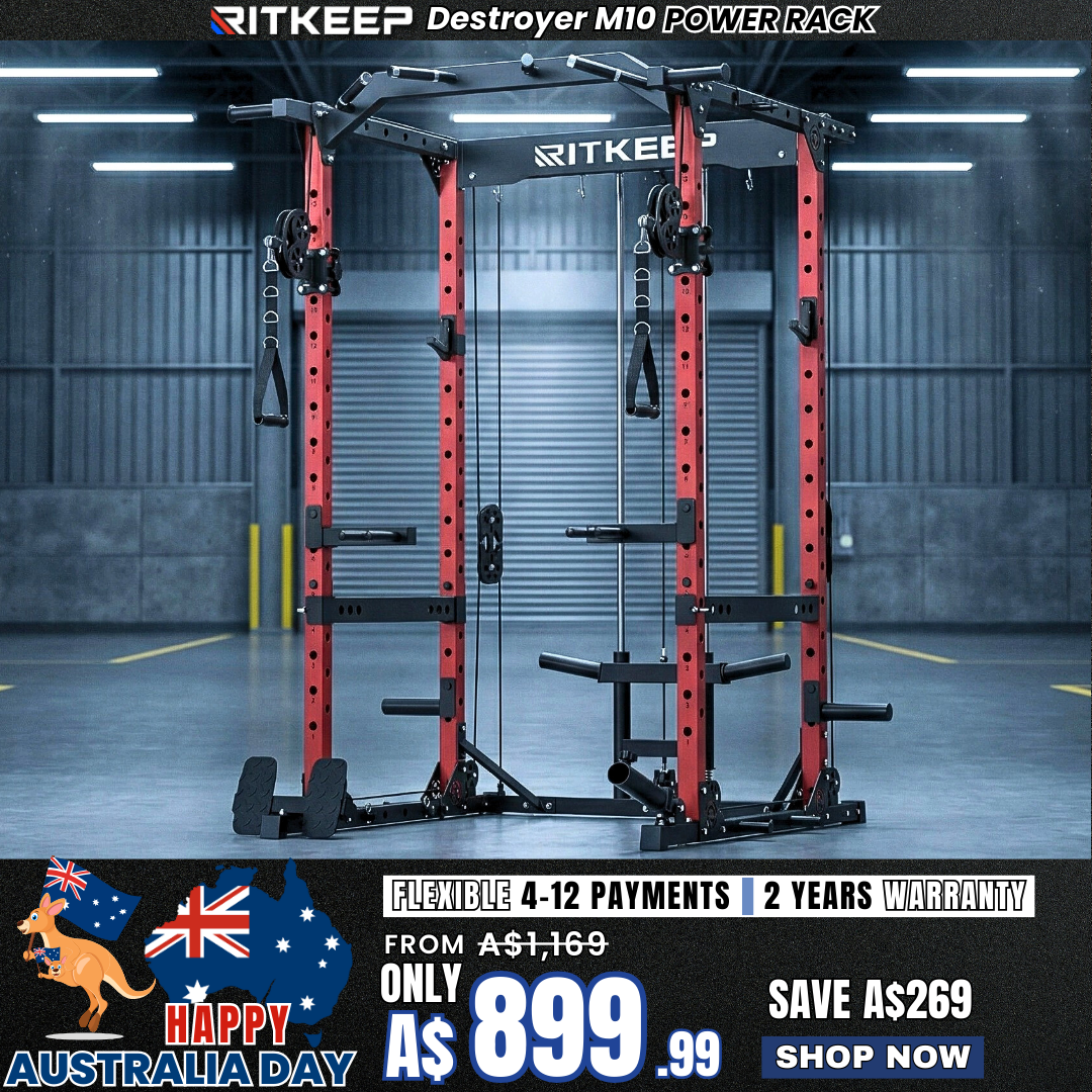 RitKeep Fitness Facebook ad: Start Strong in the Australia Day.