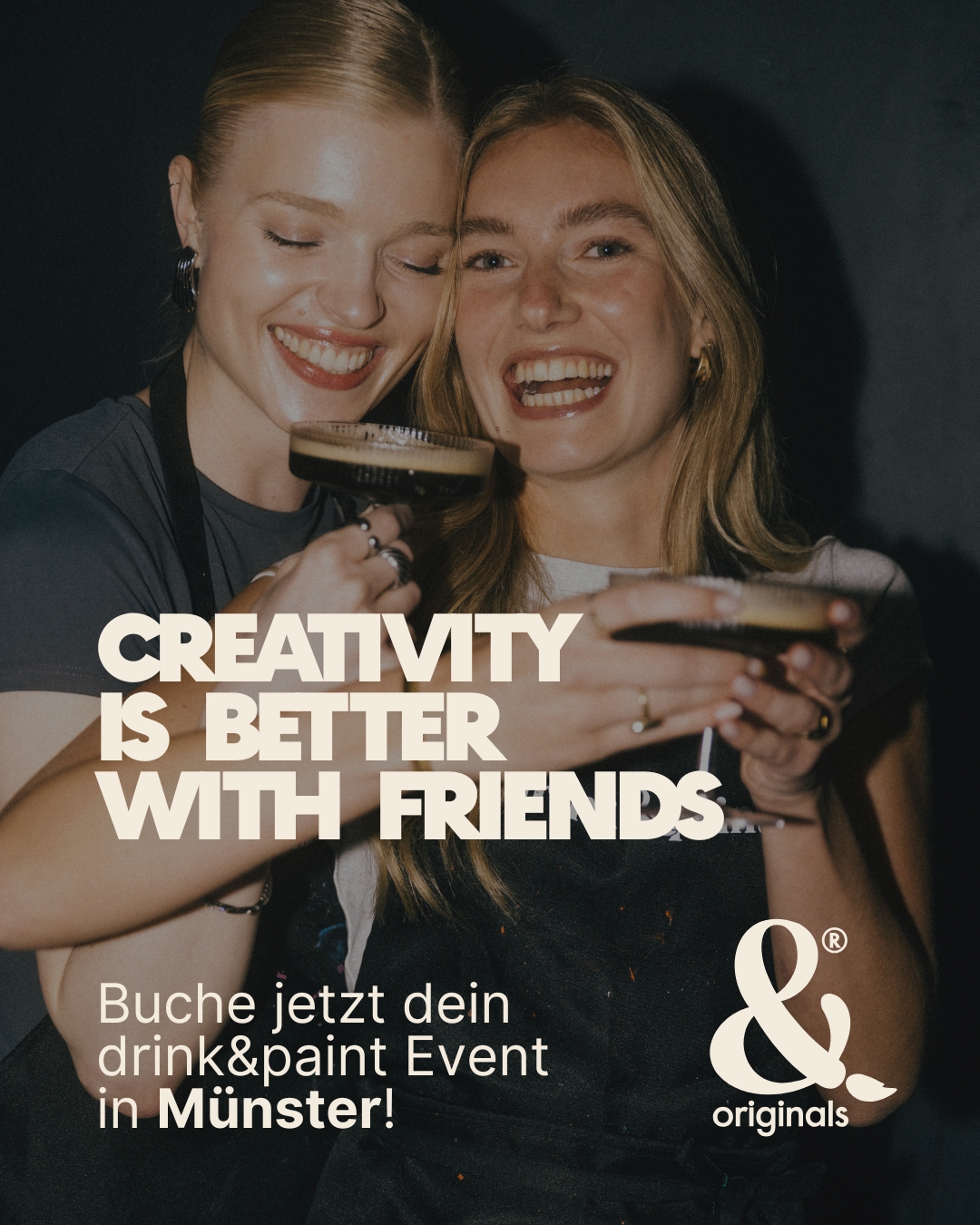 Drink&Paint originals Facebook ad