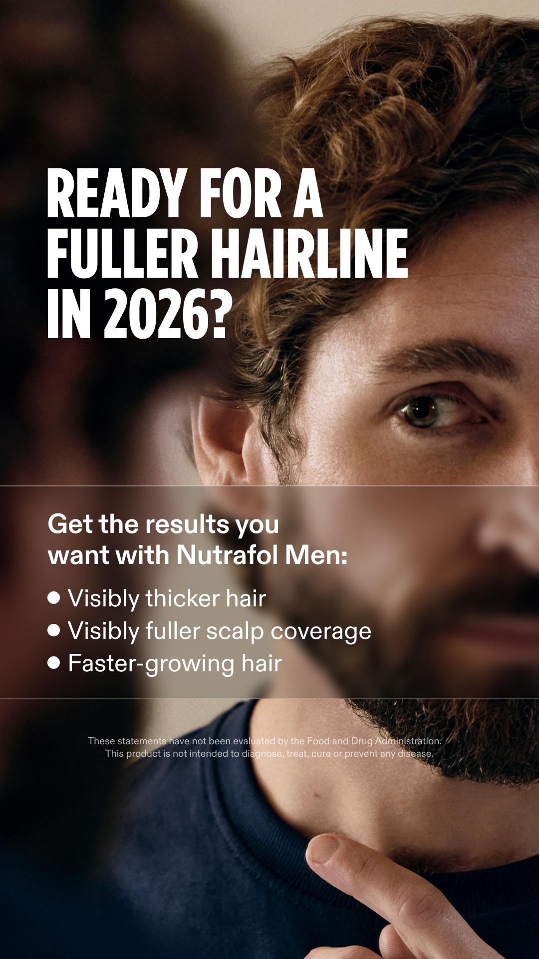 Nutrafol Men Facebook ad