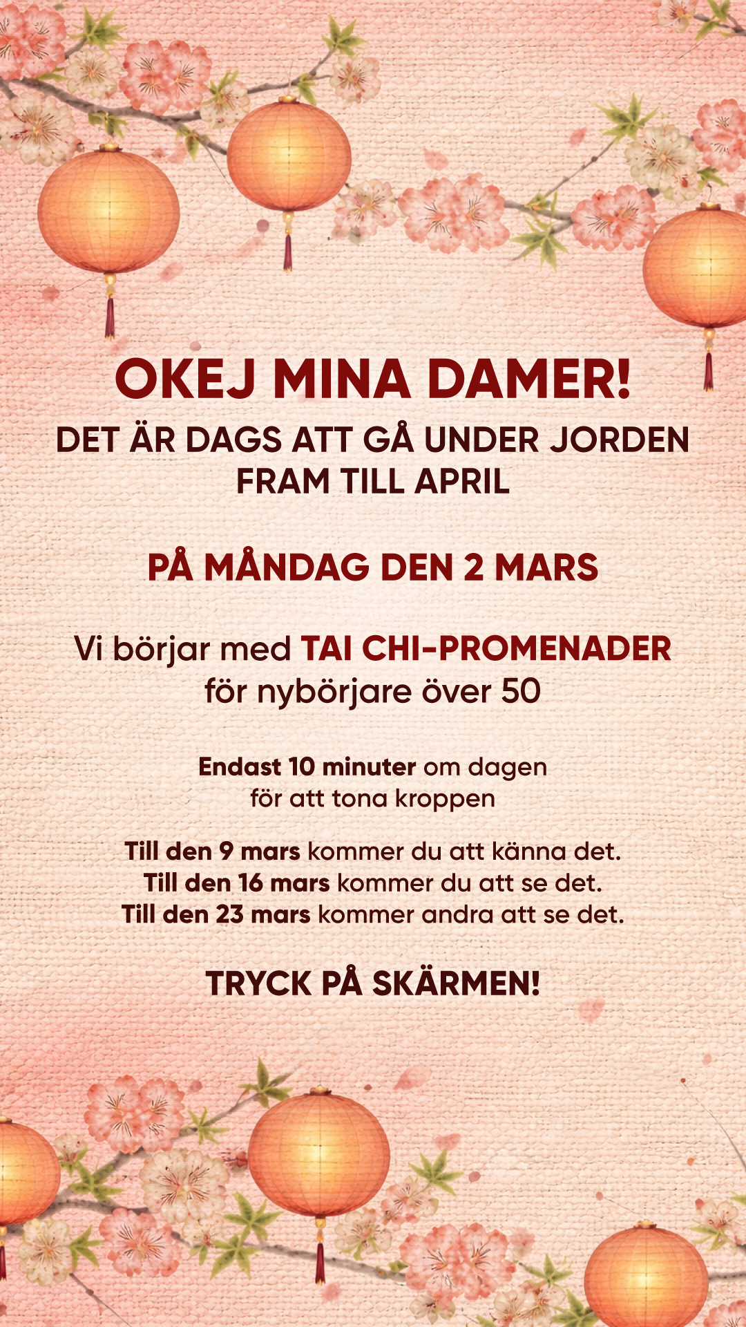 Ava Fitness Facebook ad: 15 minuter räcker