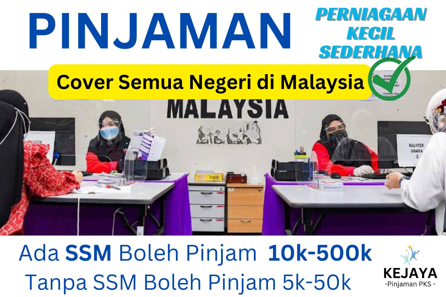 Kejaya Pejabat - Pinjaman Perniagaan Kecil Sederhana Facebook ad from Mar 9, 2026