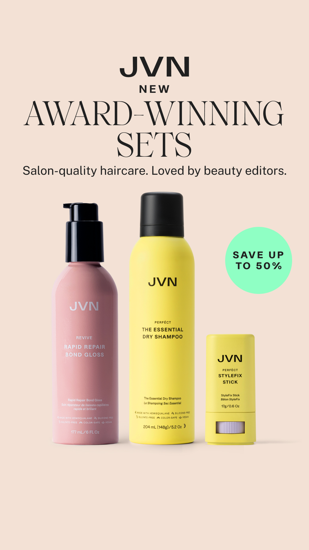 JVN Hair Facebook ad
