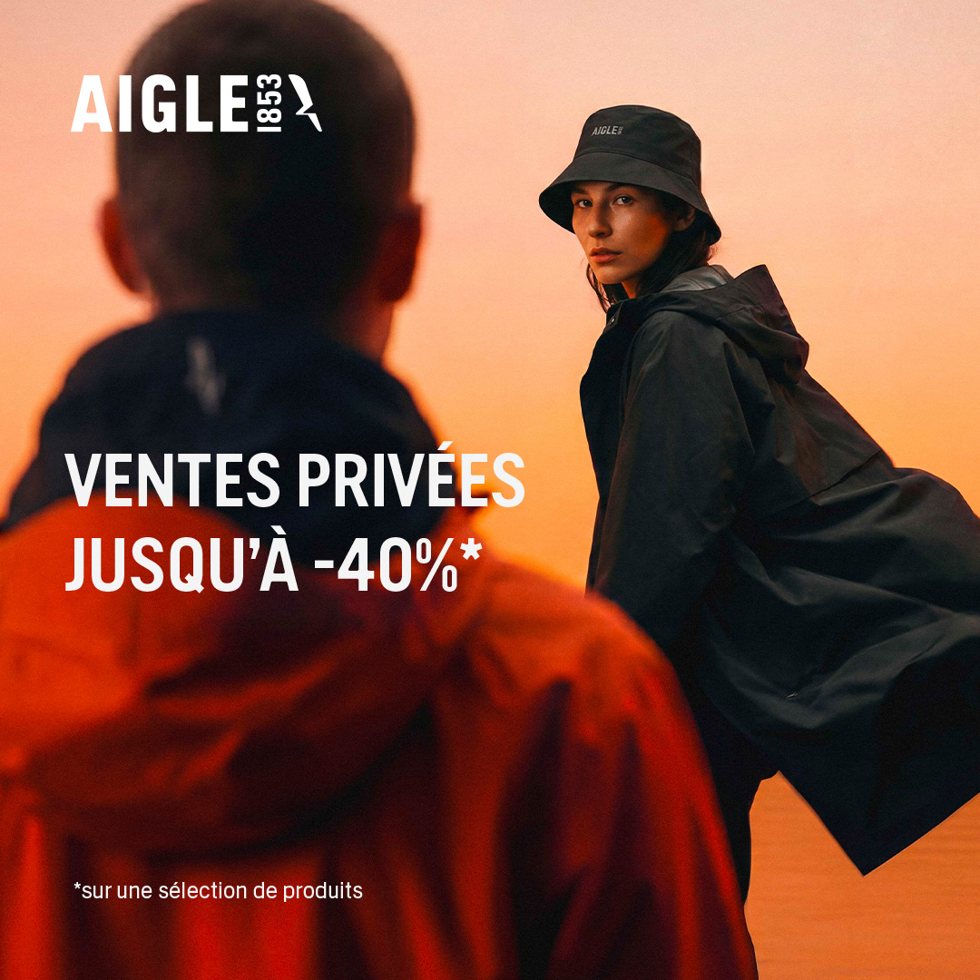 Aigle Facebook ad: Ventes Privées