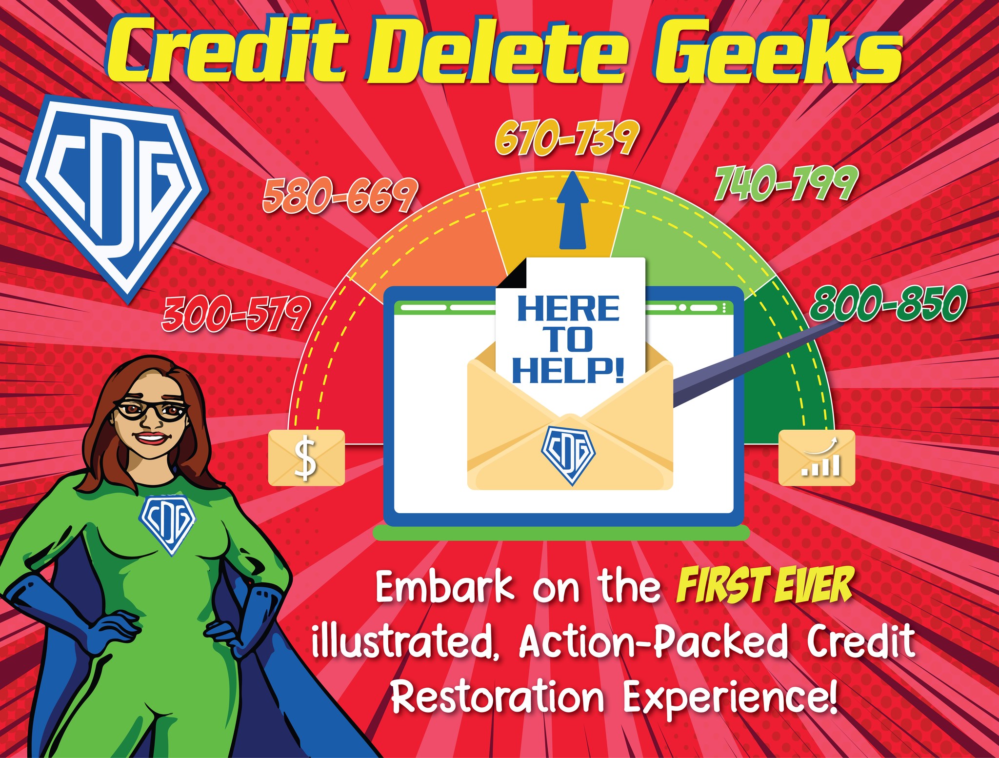 The Credit Delete Geeks Facebook ad