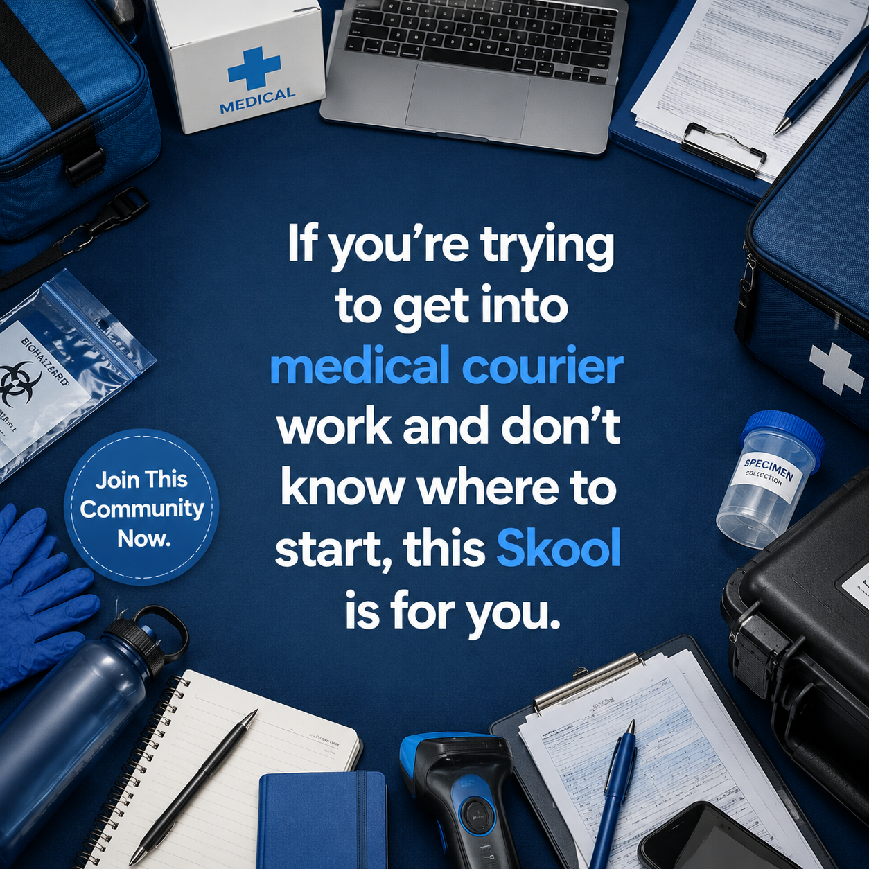 Skool Facebook ad