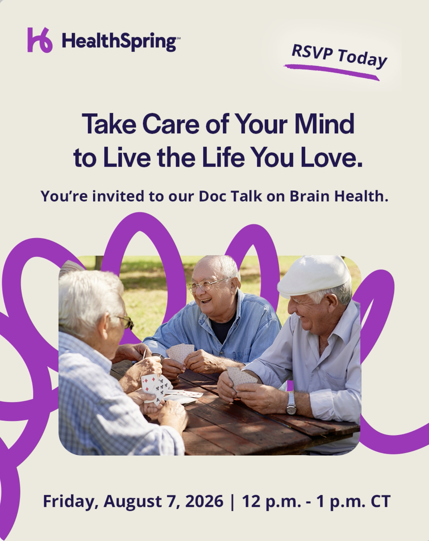 HealthSpring Facebook ad: Join Us at Our Doc Talk