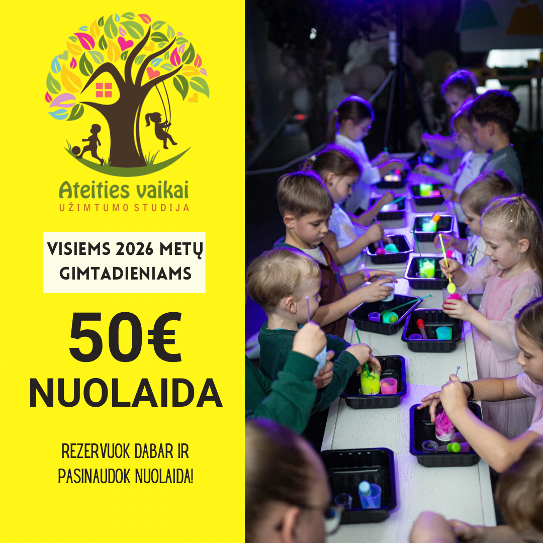 Ateities vaikai - Užimtumo studija Facebook ad