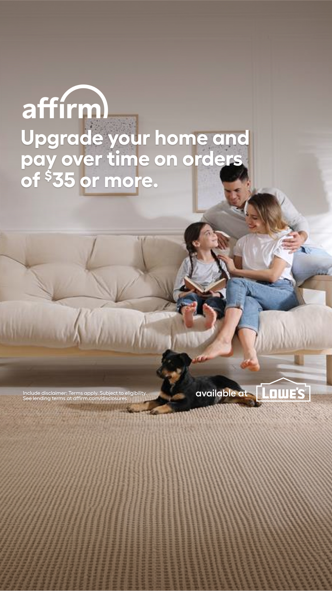 Lowe's Home Improvement Facebook ad
