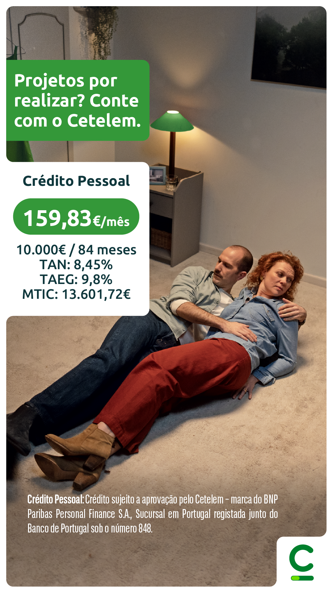 Cetelem Portugal Facebook ad