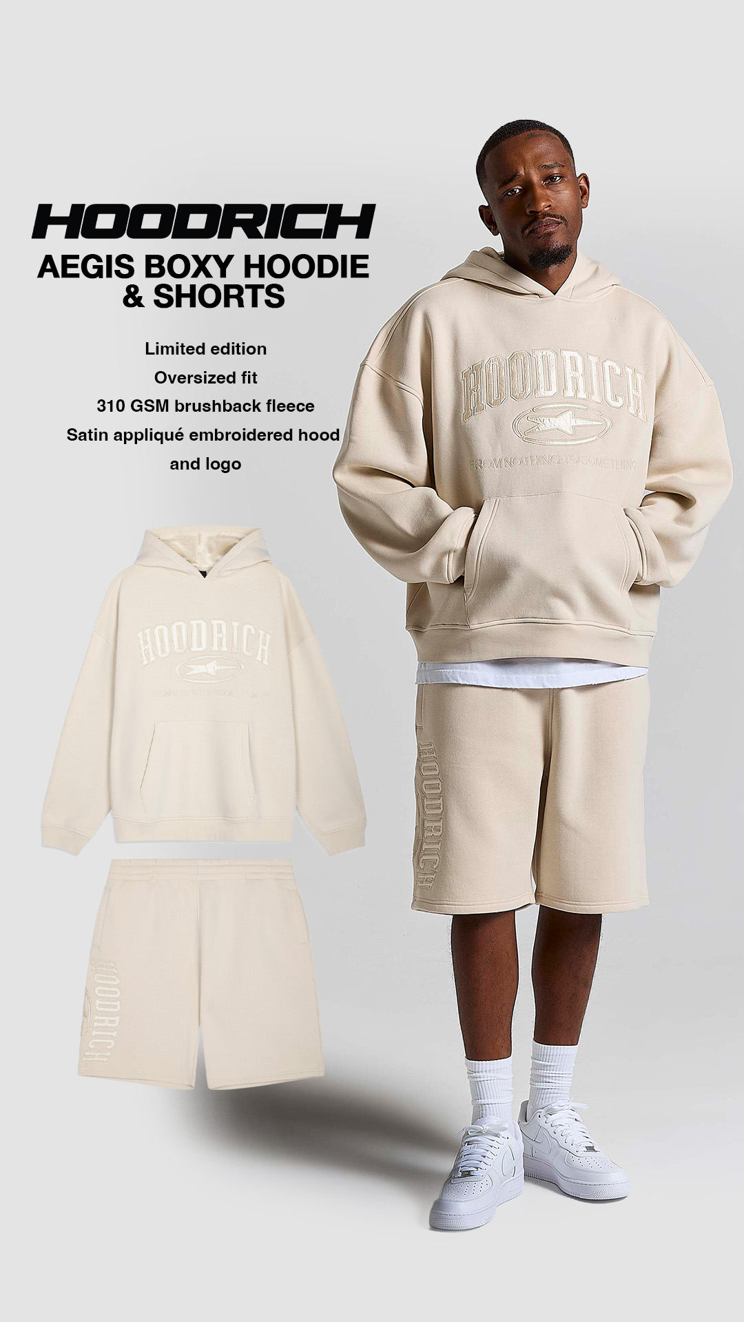 Hoodrich Facebook ad: SHOP THE AEGIS COLLECTION