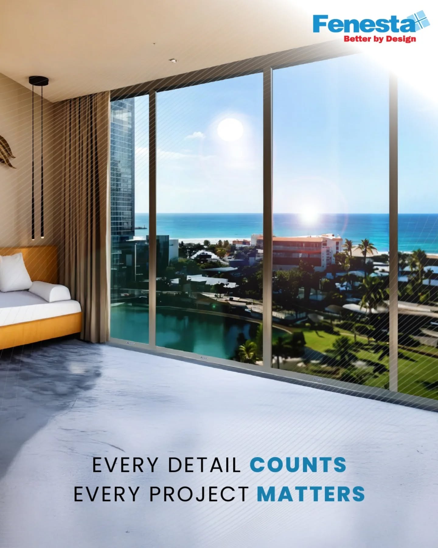 Fenesta Windows Facebook ad: From concept to completion, every element matters.