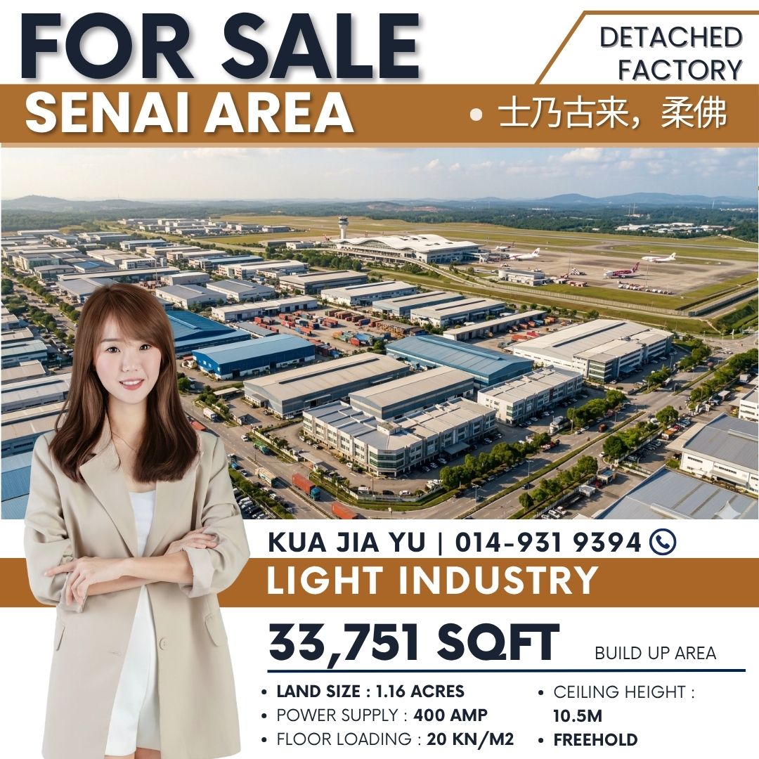 Kua Jia Yu - Industrial Real Estate Facebook ad: ๐๐๐๐๐ ๐
๐๐๐๐๐๐๐๐ ๐
๐๐ ๐๐๐๐ ๆไฝๆฐๅฑฑ ๅๆฟ ๅบๅฎ