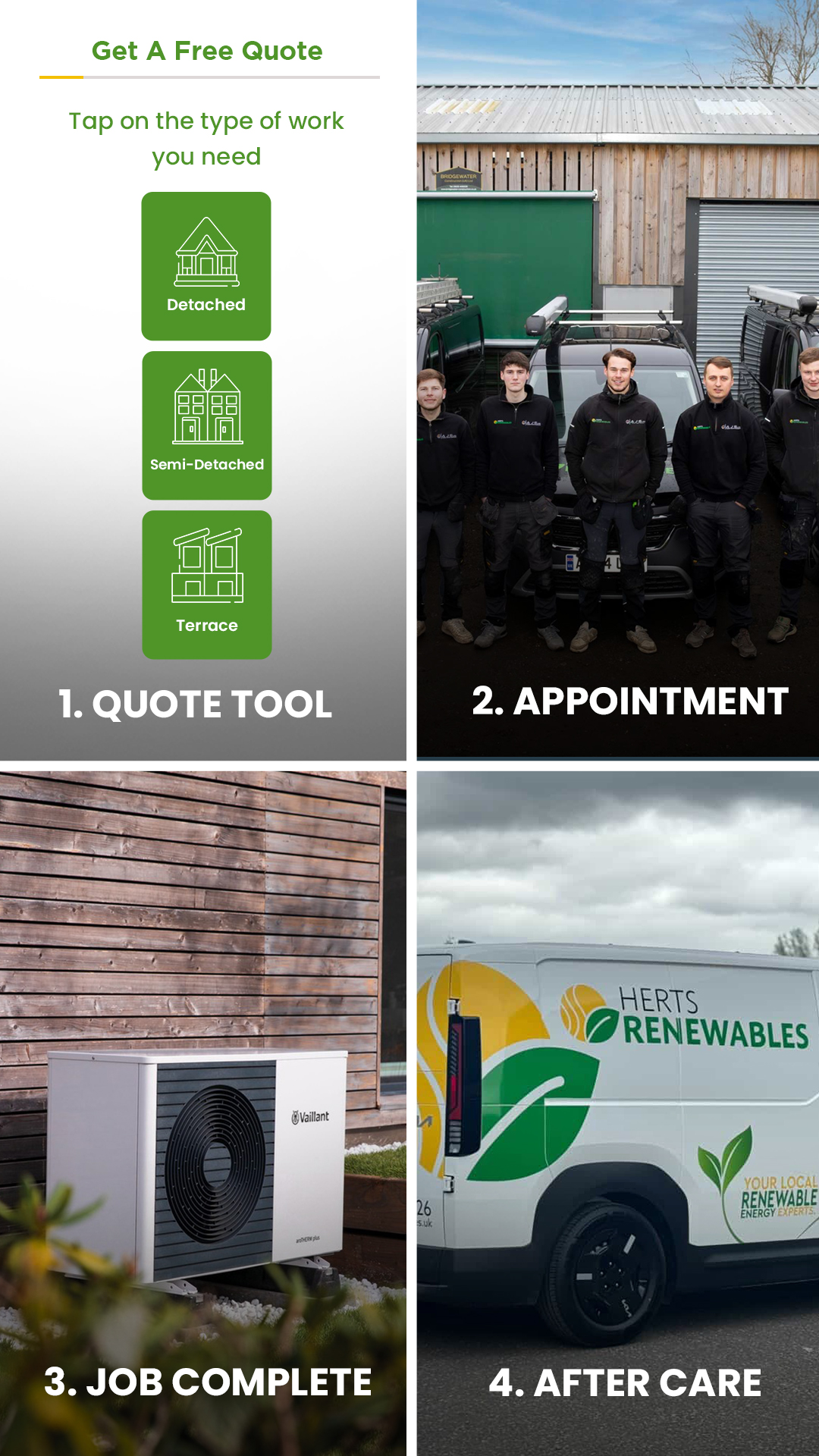 Herts Renewables Facebook ad from Aug 4, 2026