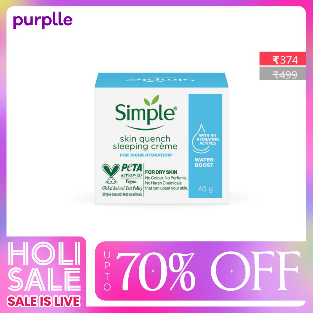 Simple Skincare, India Facebook ad
