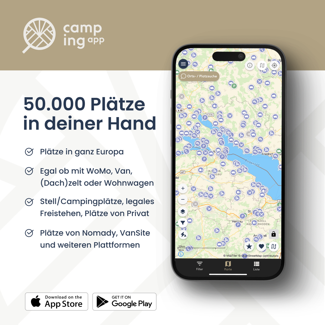 Camping-app.eu Facebook ad: Die besten Stellplätze, legale Freistehplätze &…