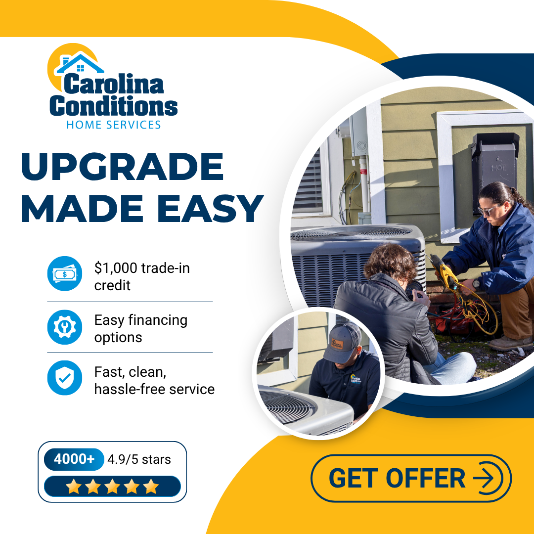 Carolina Conditions Facebook ad: $1000 off New AC Unit