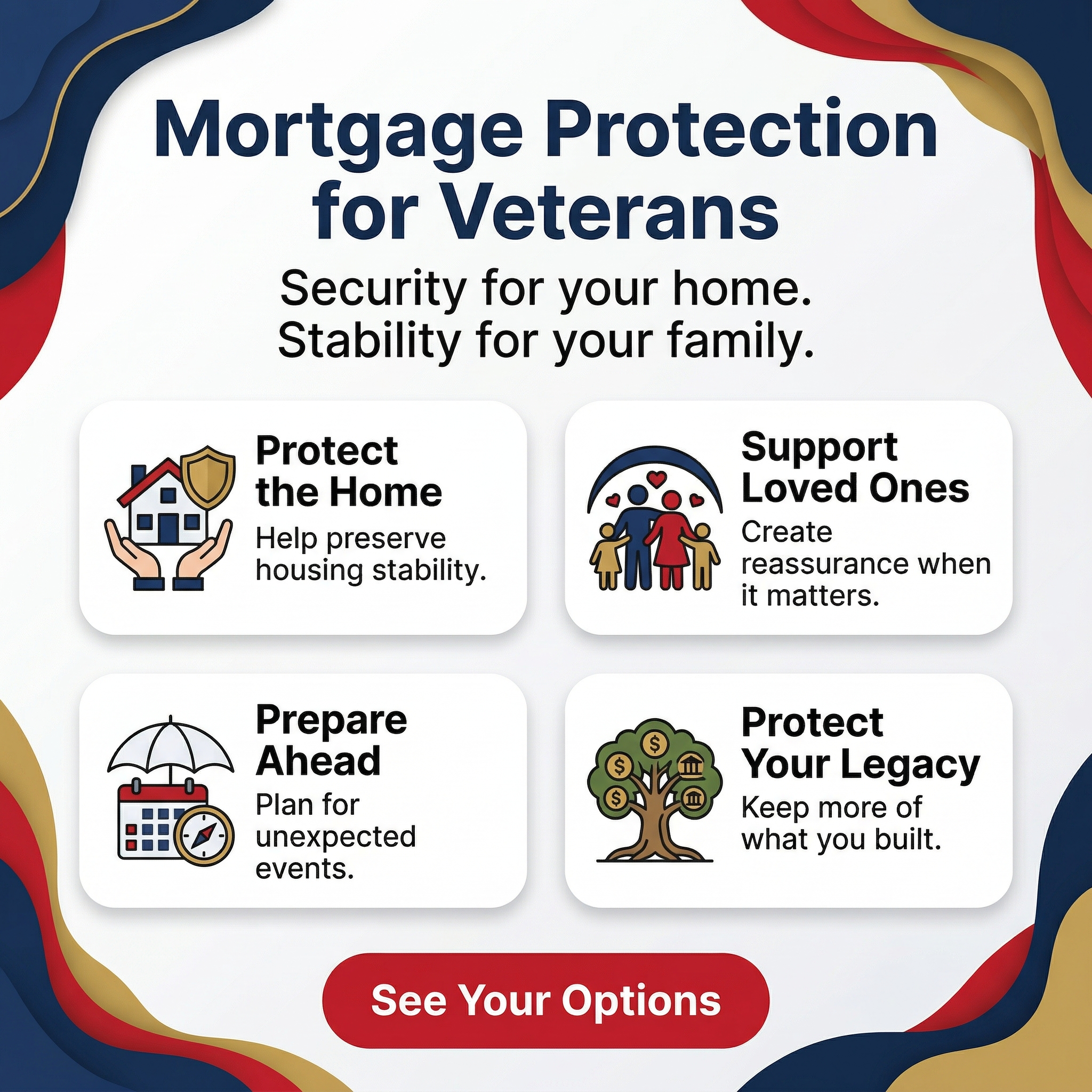 My Affordable Veteran Insurance Facebook ad