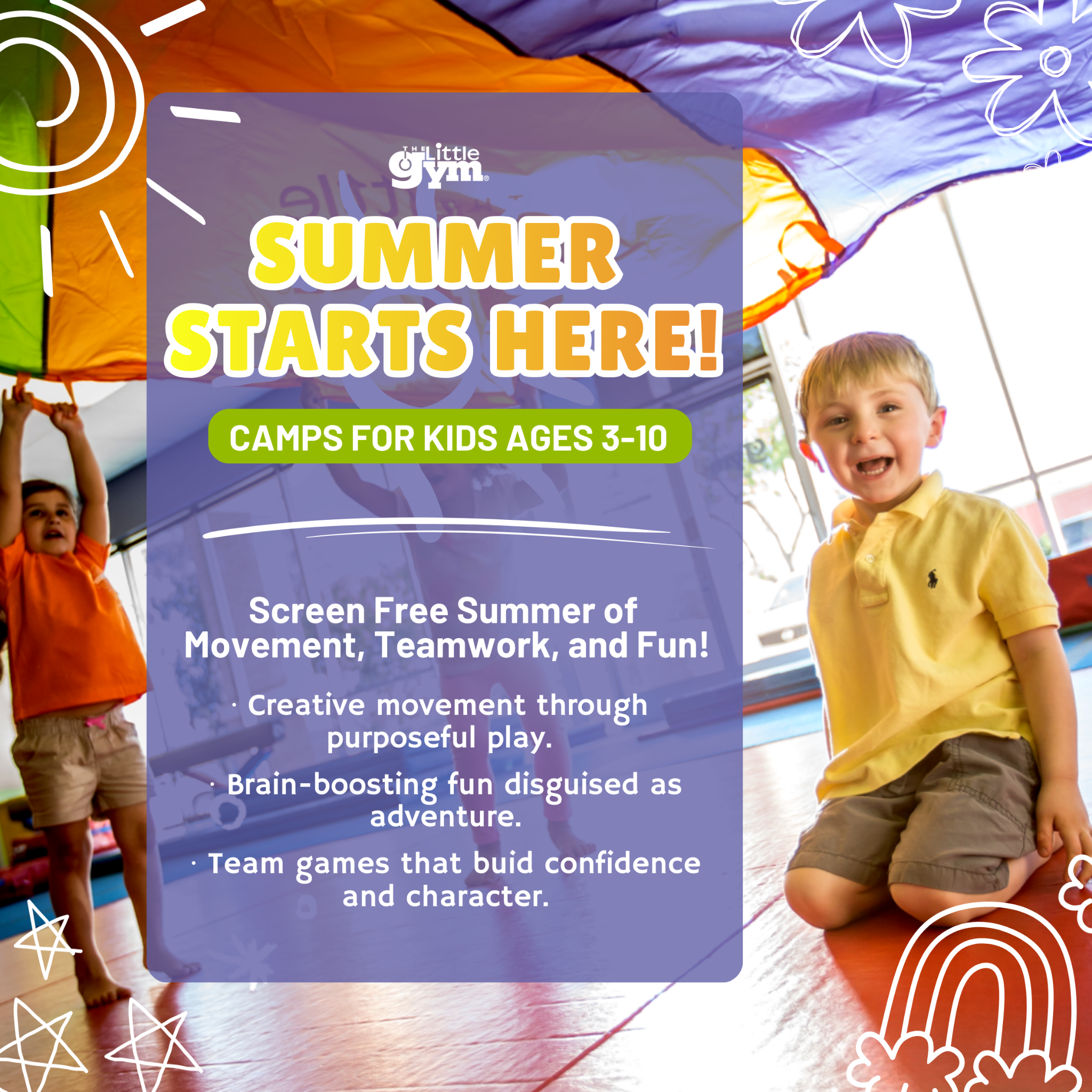 The Little Gym of Gaithersburg at Downtown Crown Facebook ad from May 15, 2026