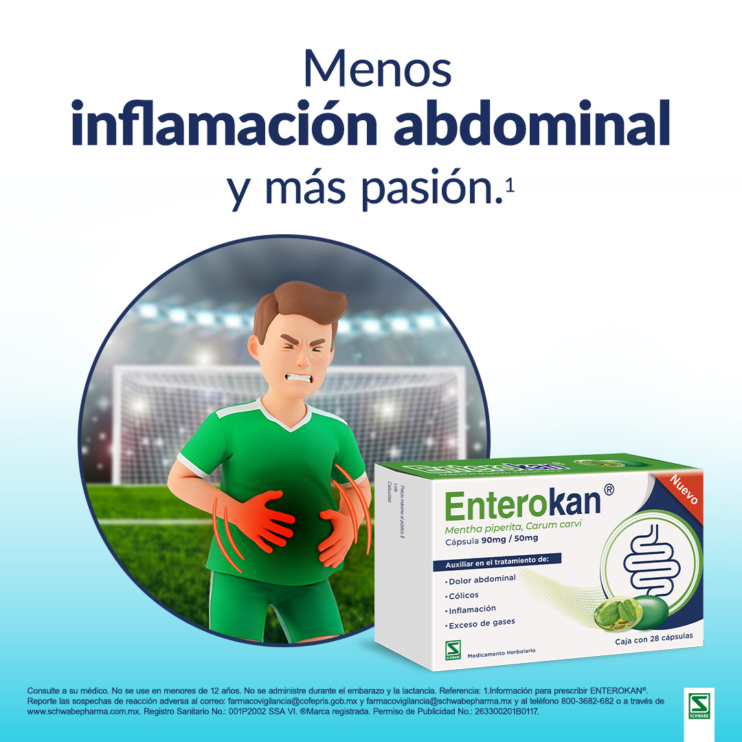 Enterokan Facebook ad: No dejes que la inflamación te limite.