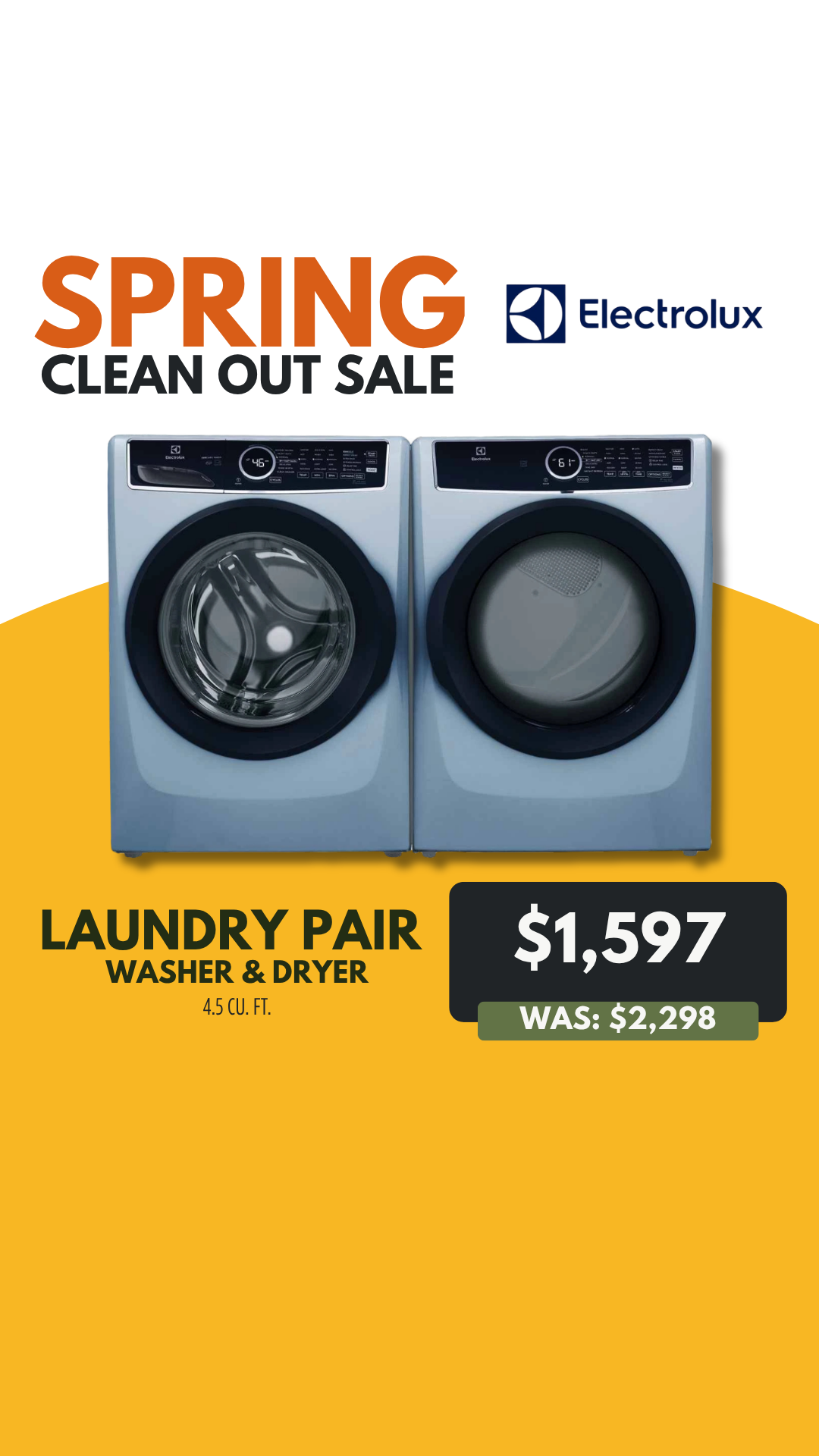 Baldwin's Appliance & Mattress Facebook ad from Apr 24, 2026