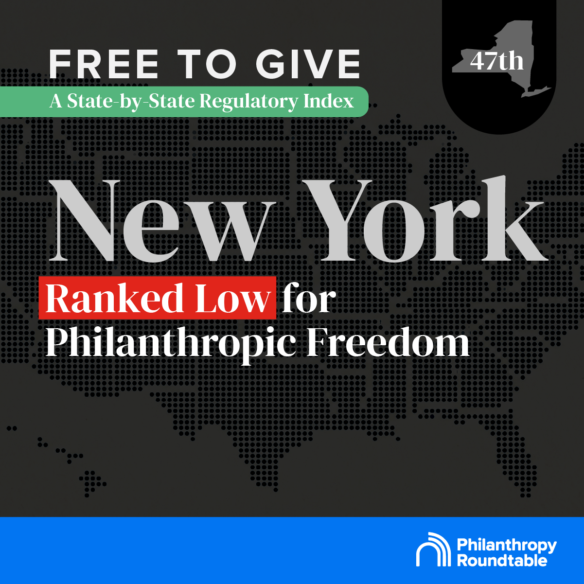 Philanthropy Roundtable Facebook ad: Free to Give: A State-by-State Regulatory Index