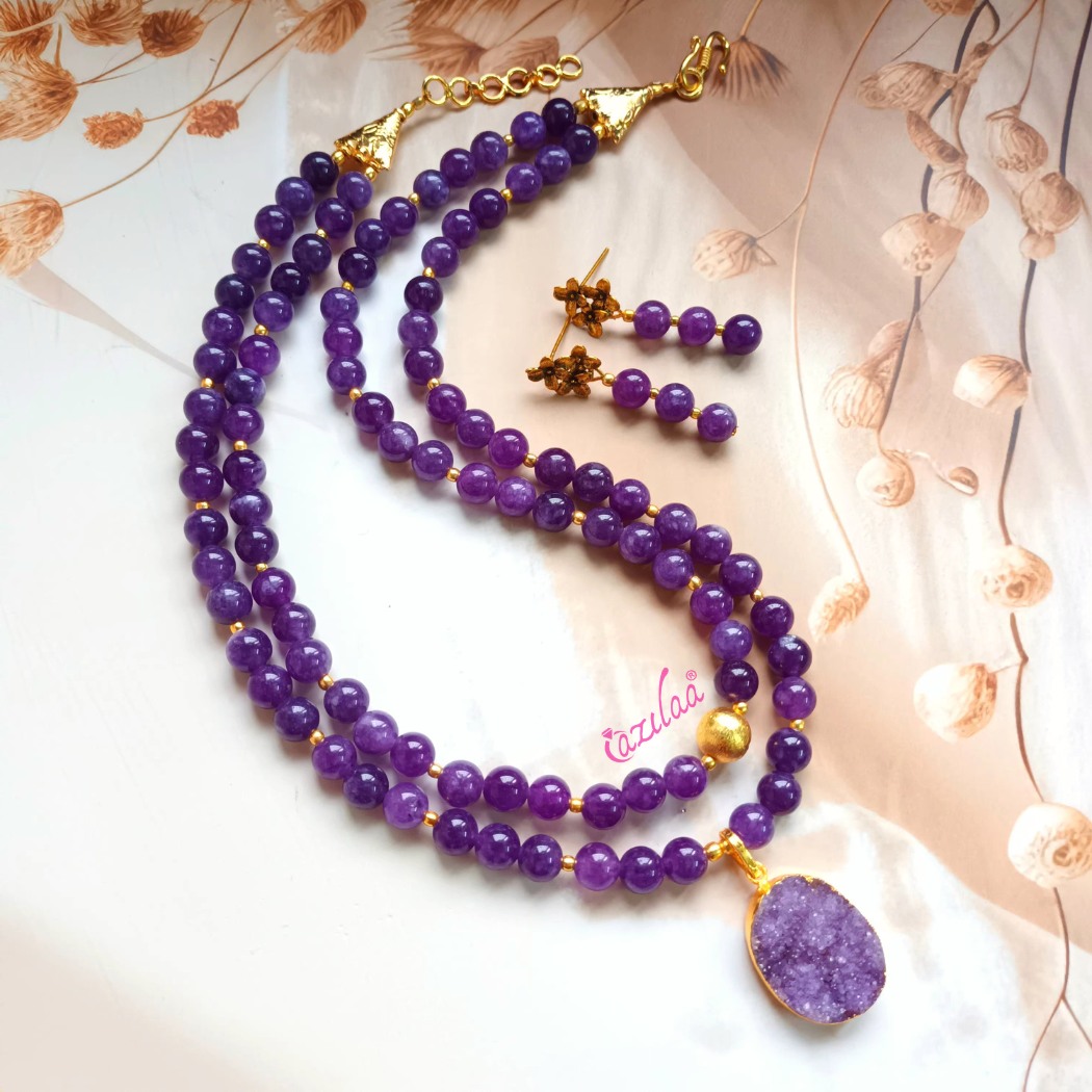 Azilaa Facebook ad: NEW ARRIVALS | FESTIVE GEMSTONE NECKLACES