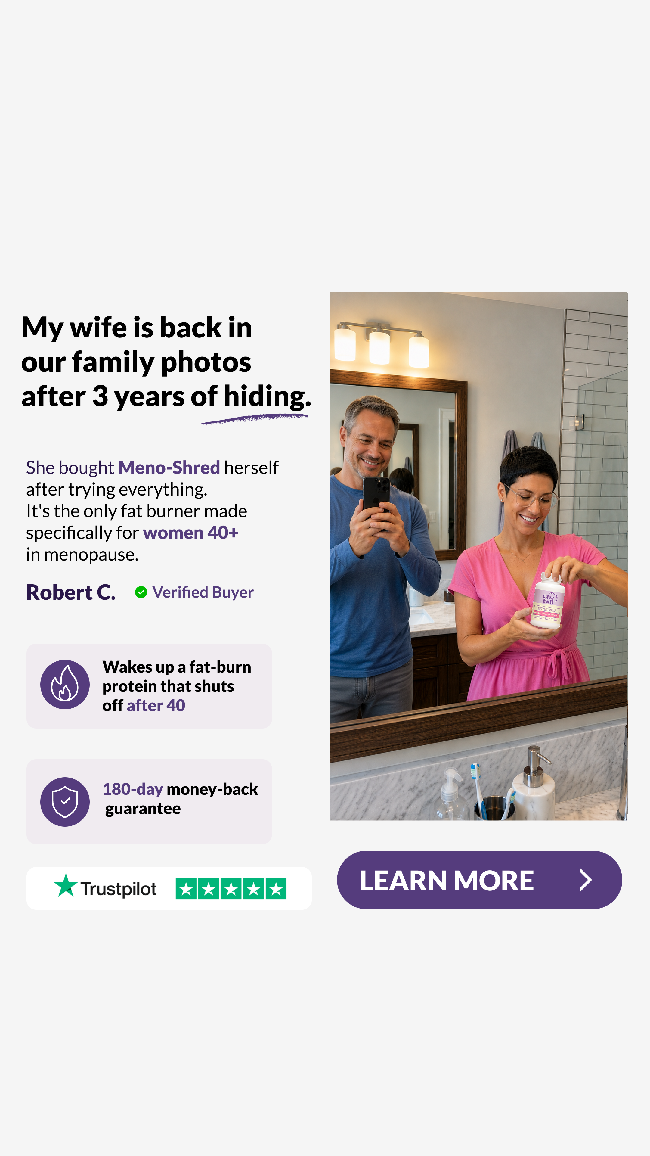 GleeFull Facebook ad