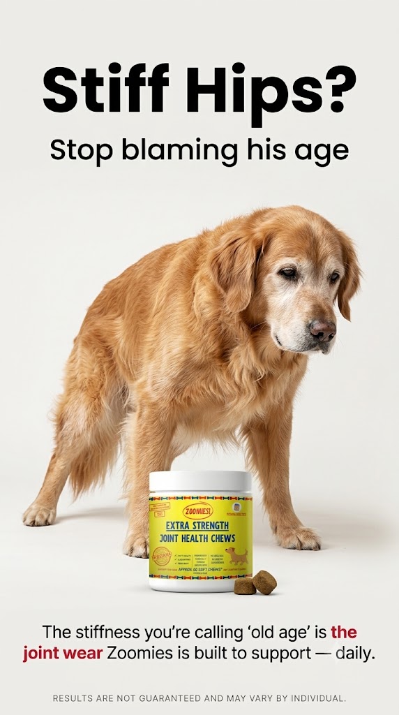 Zoomies Facebook ad: My Dog's Joint Pain is GONE!
