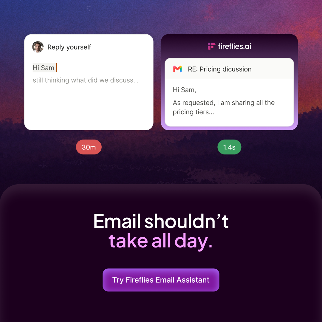 Fireflies.ai Facebook ad