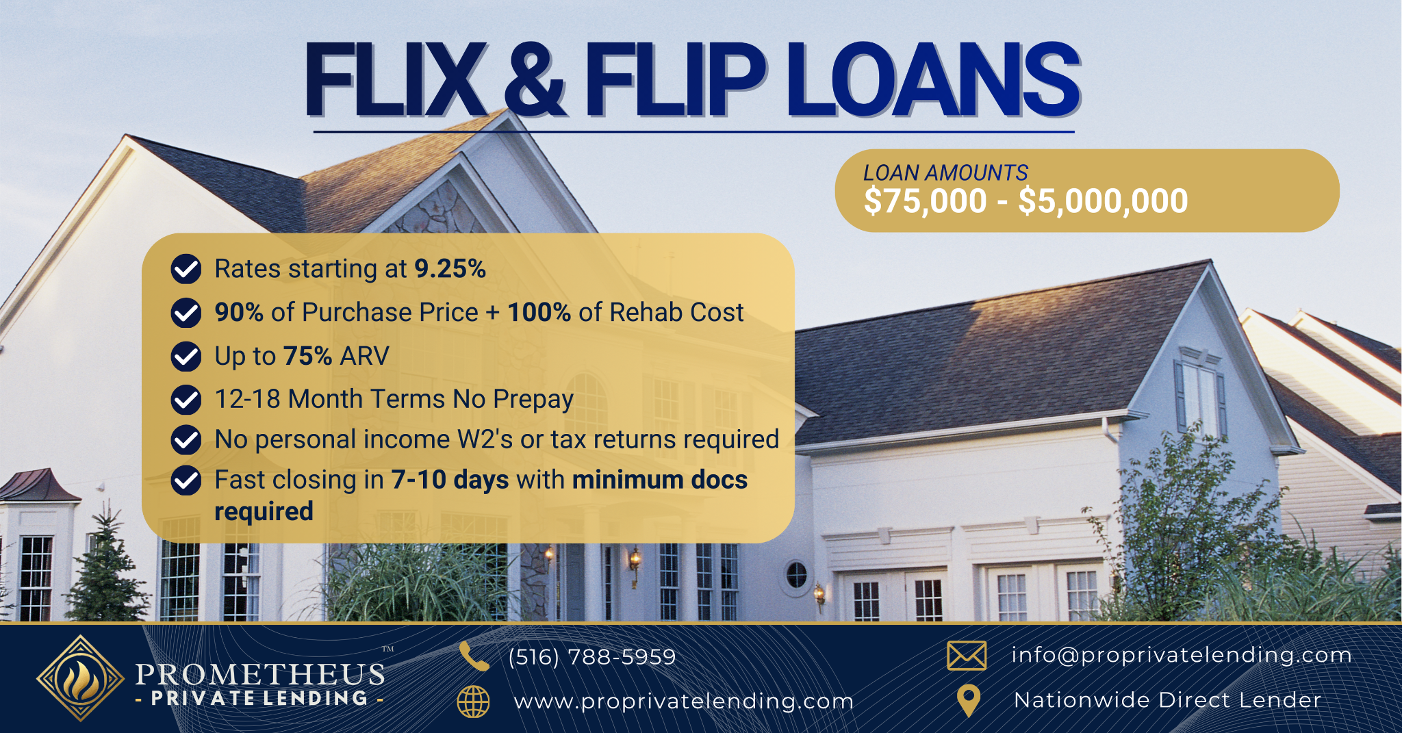 Prometheus Private Lending Facebook ad from Jul 3, 2026
