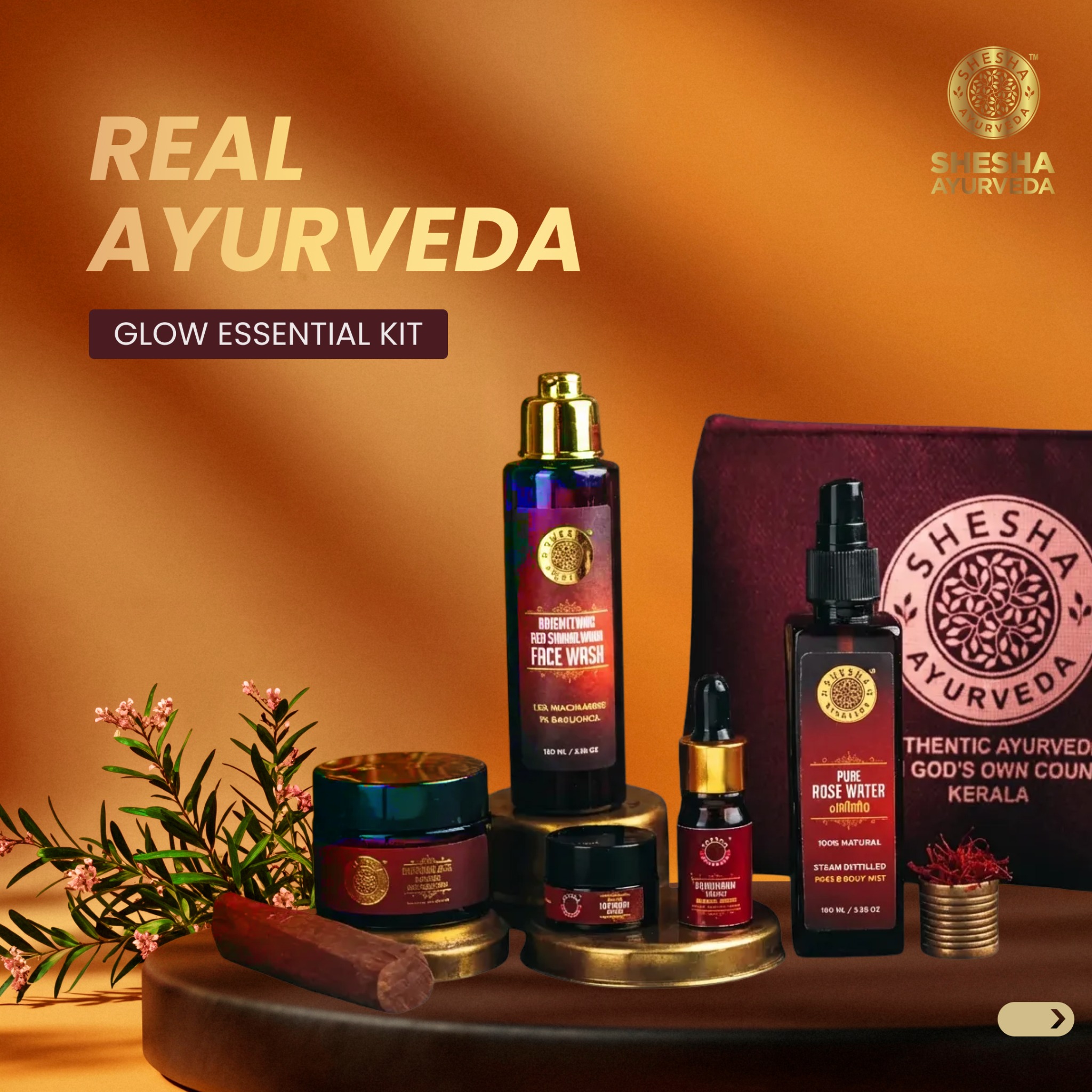 Shesha Ayurveda Facebook ad