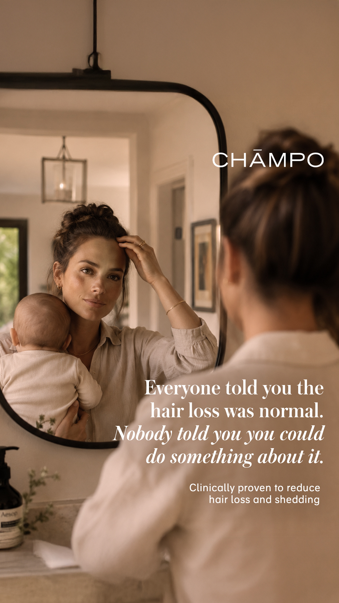 Chāmpo Haircare Facebook ad