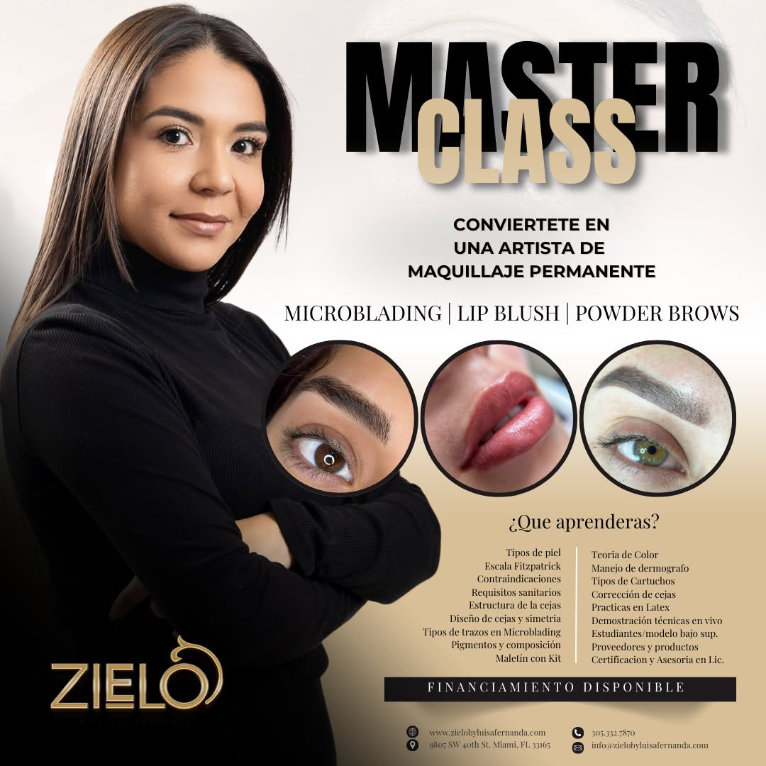 Zielo by Luisa Fernanda Facebook ad: Conviértete en una experta de la micropigmentacion