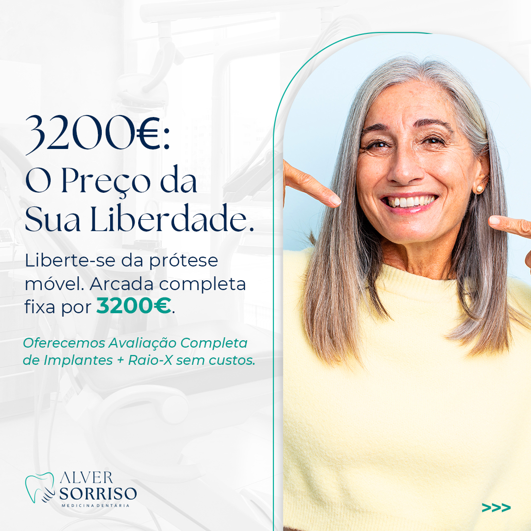 Alversorriso Medicina Dentária Facebook ad: Falta de um dente?