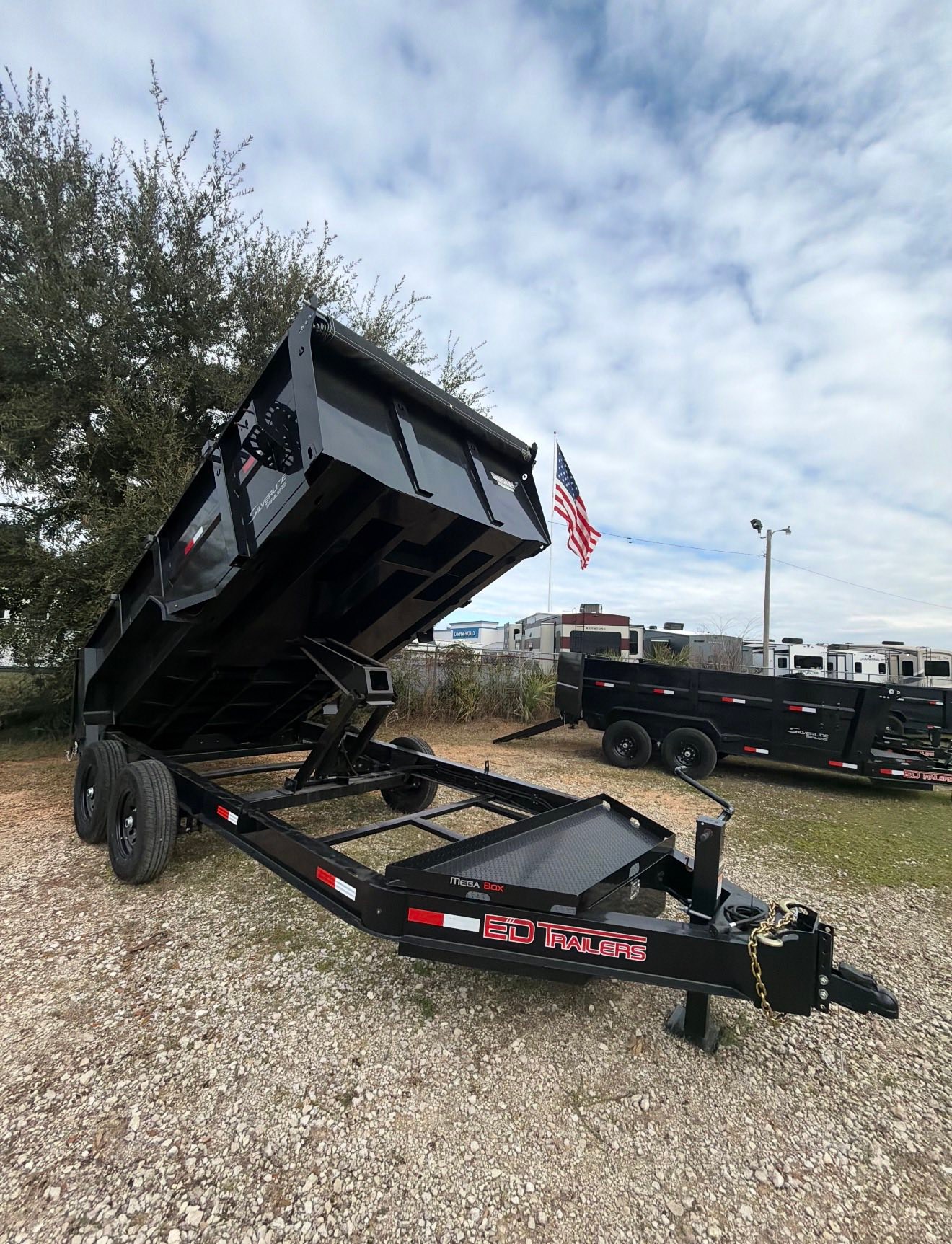 Pullum-Away Trailers Facebook ad: DUMP TRAILERS $499 DOWN WAC / NO CREDIT…