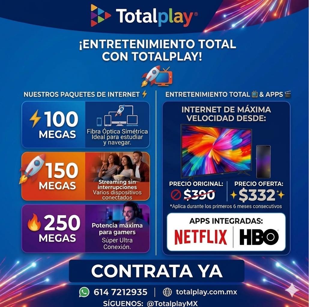 TP internet y canales Facebook ad: Chatea con nosotros